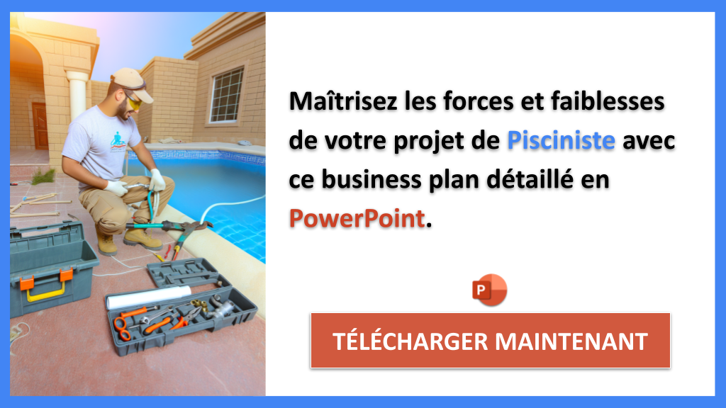 Exemple Business Plan pour Pisciniste - Analyse SWOT Pisciniste- CTA2