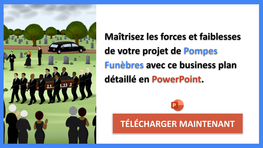 Exemple Business Plan pour Pompes Funèbres - Analyse SWOT Pompes Funèbres- CTA2