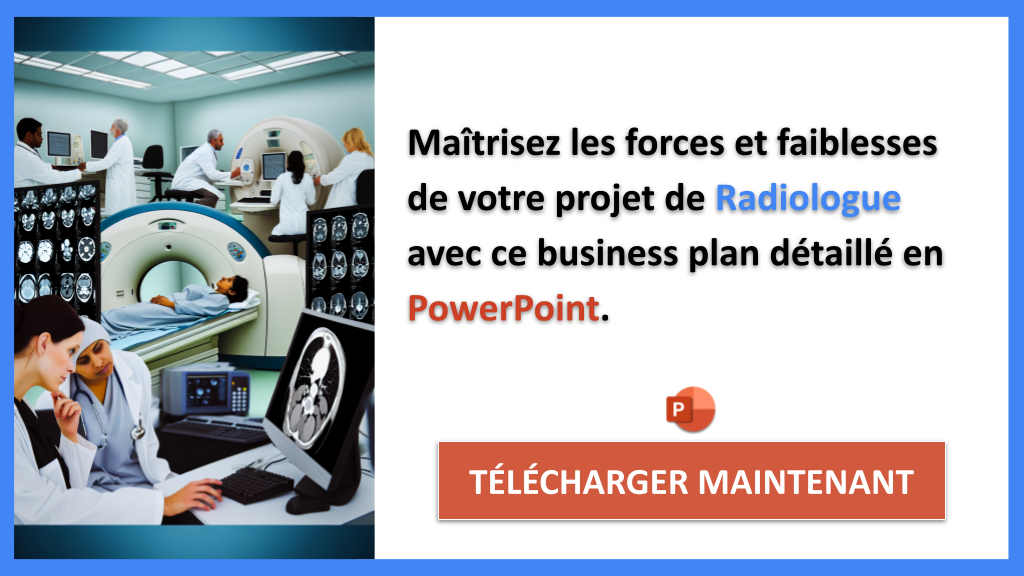 Exemple Business Plan pour Radiologue - Analyse SWOT Radiologue- CTA2