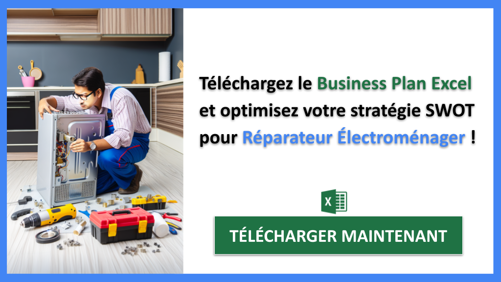 Exemple Business Plan pour Réparateur Électroménager - Analyse SWOT Réparateur Électroménager- CTA3