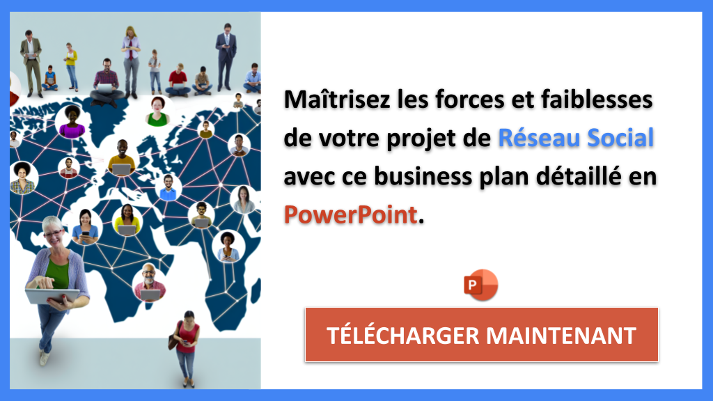 Exemple Business Plan pour Réseau Social - Analyse SWOT Réseau Social- CTA2