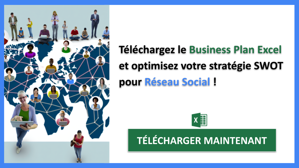 Exemple Business Plan pour Réseau Social - Analyse SWOT Réseau Social- CTA3