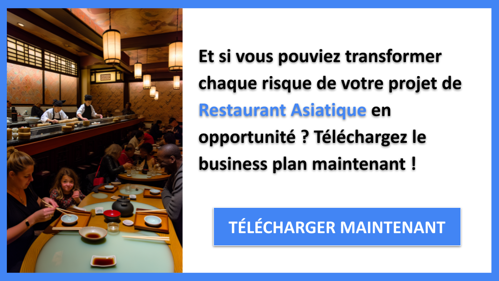 Exemple Business Plan pour Restaurant Asiatique - Analyse SWOT Restaurant Asiatique- CTA1