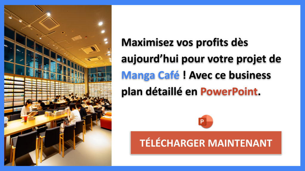 Exemple Business Plan pour Manga Café - Manga Café Revenus Rentabilité- CTA3