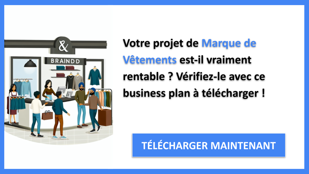 Exemple Business Plan pour Marque de Vêtements - Marque de Vêtements Revenus Rentabilité- CTA1