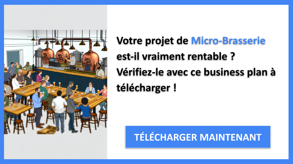 Micro-brasserie : quels revenus, marges et rentabilité réelle ? 6 Exemple Business Plan pour Micro-Brasserie - Micro-Brasserie Revenus Rentabilité- CTA1