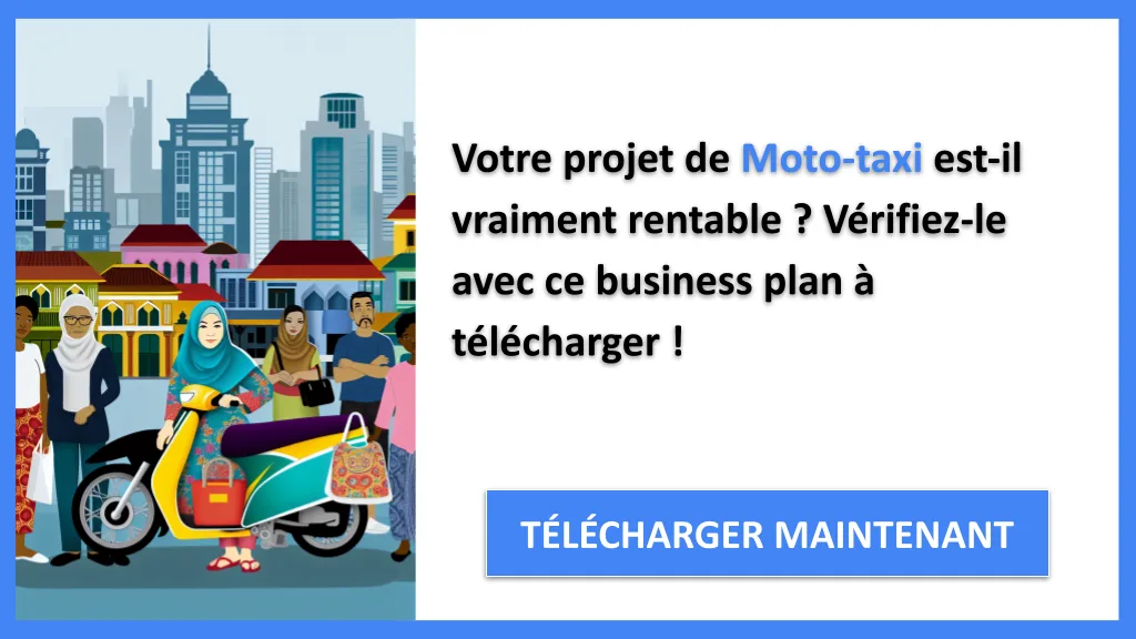 Exemple Business Plan pour Moto-taxi - Moto-taxi Revenus Rentabilité- CTA1