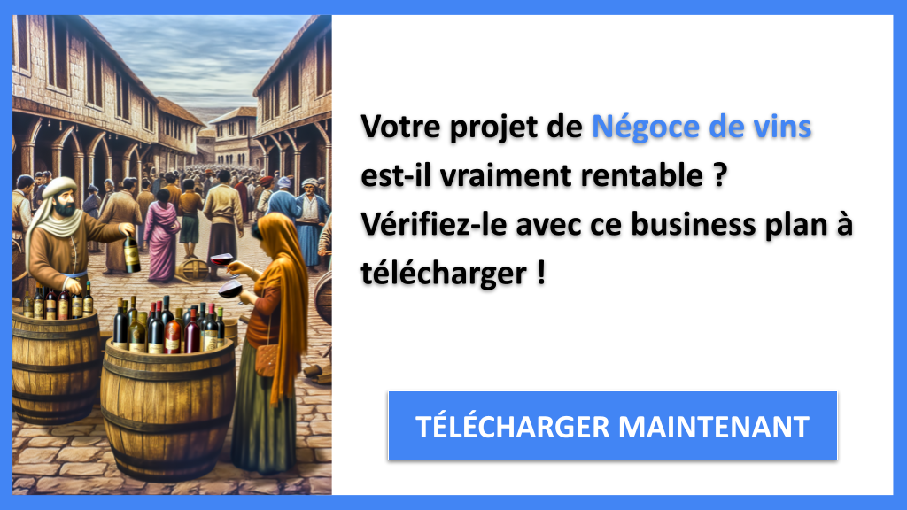 Exemple Business Plan pour Négoce de vins - Négoce de vins Revenus Rentabilité- CTA1