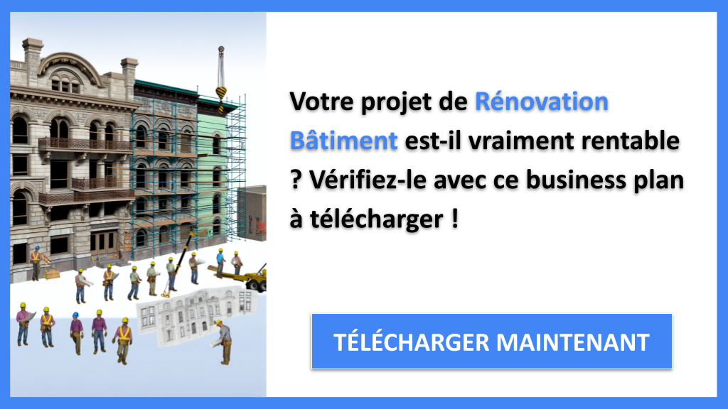 Exemple Business Plan pour Rénovation Bâtiment - Rénovation Bâtiment Revenus Rentabilité- CTA1