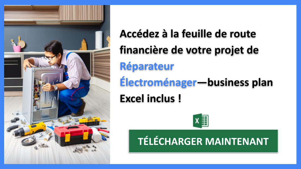 Exemple Business Plan pour Réparateur Électroménager - Réparateur Électroménager Revenus Rentabilité- CTA2