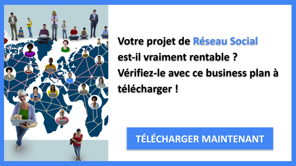 Exemple Business Plan pour Réseau Social - Réseau Social Revenus Rentabilité- CTA1