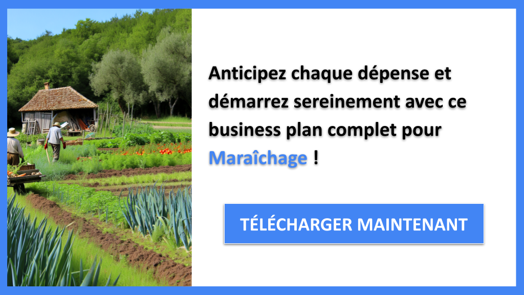 Coût de lancement d’une activité de maraîchage : budget détaillé 8 Exemple Business Plan pour Maraîchage - Coût Maraîchage- CTA3