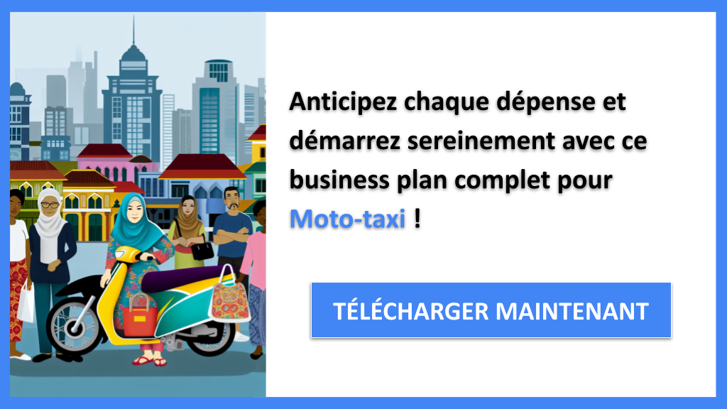 Exemple Business Plan pour Moto-taxi - Coût Moto-taxi- CTA3