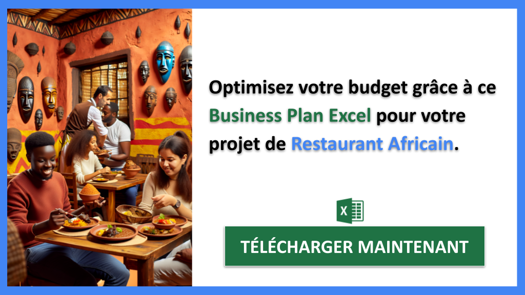 Exemple Business Plan pour Restaurant Africain - Coût Restaurant africain- CTA2