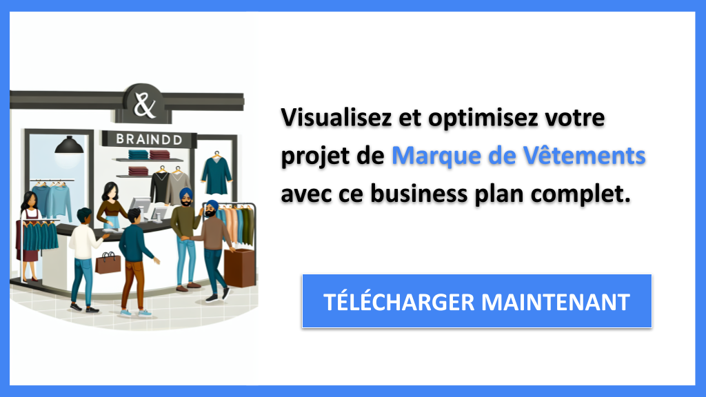 Exemple Business Plan pour Marque de Vêtements - Marque de Vêtements Business Model Canvas- CTA3