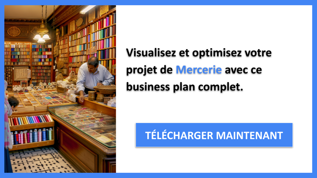 Pourquoi un Business Model Canvas est indispensable pour Mercerie ? 8 Exemple Business Plan pour Mercerie - Mercerie Business Model Canvas- CTA3