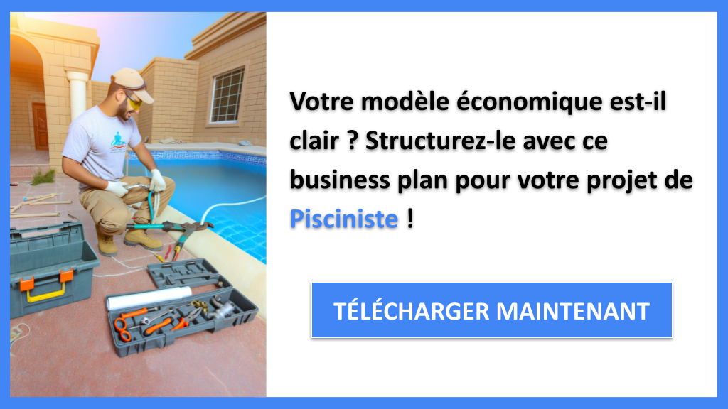 Exemple Business Plan pour Pisciniste - Pisciniste Business Model Canvas- CTA1