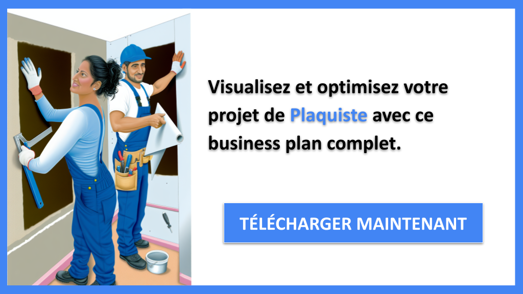 Exemple Business Plan pour Plaquiste - Plaquiste Business Model Canvas- CTA3