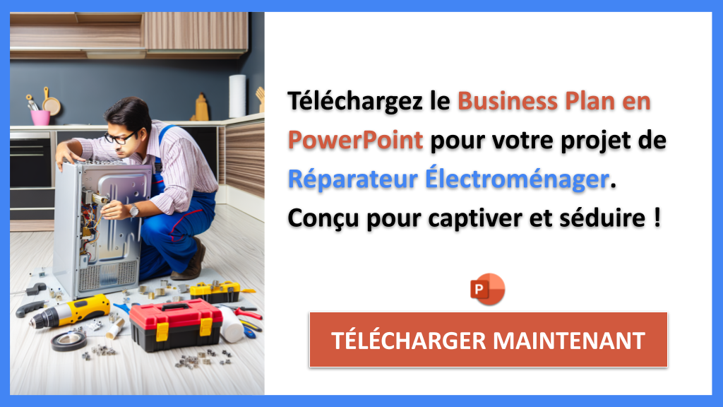 Exemple Business Plan pour Réparateur Électroménager - Réparateur Électroménager Business Model Canvas- CTA2