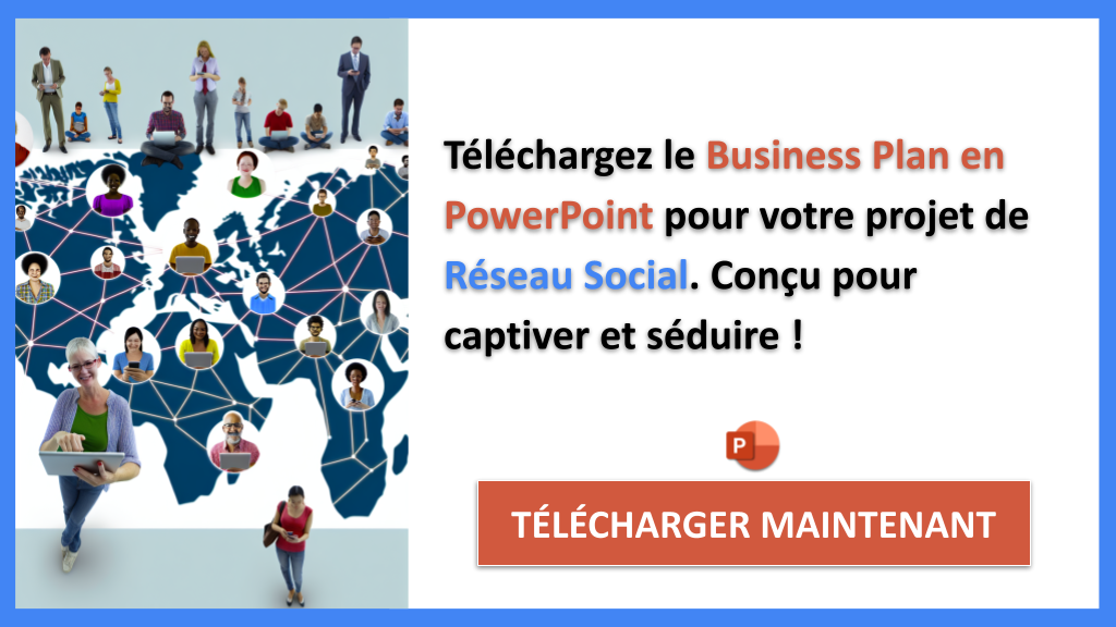 Exemple Business Plan pour Réseau Social - Réseau Social Business Model Canvas- CTA2