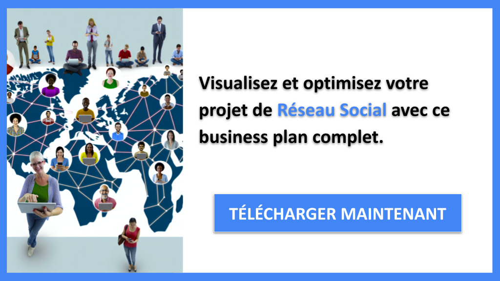Exemple Business Plan pour Réseau Social - Réseau Social Business Model Canvas- CTA3