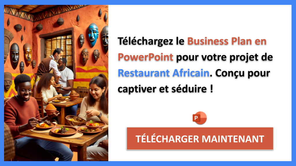 Exemple Business Plan pour Restaurant Africain - Restaurant Africain Business Model Canvas- CTA2
