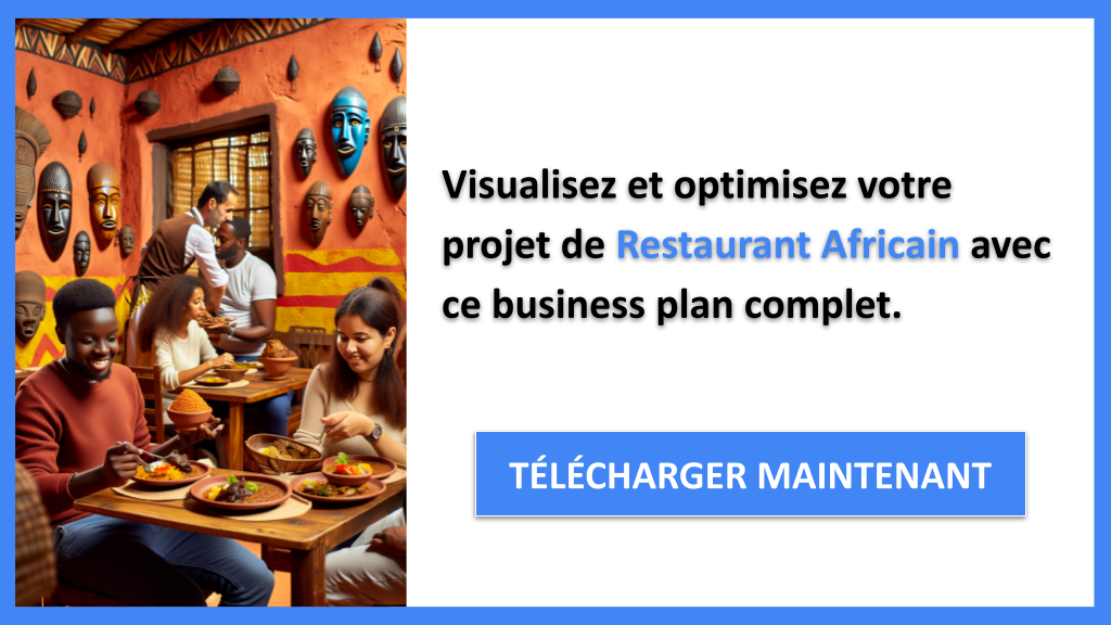 Exemple Business Plan pour Restaurant Africain - Restaurant Africain Business Model Canvas- CTA3