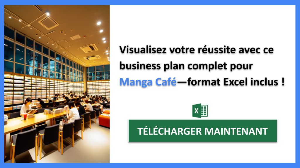 Exemple Business Plan pour Manga Café - Manga Café Business Plan Exemple- CTA3