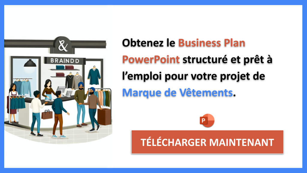 Exemple Business Plan pour Marque de Vêtements - Marque de Vêtements Business Plan Exemple- CTA2