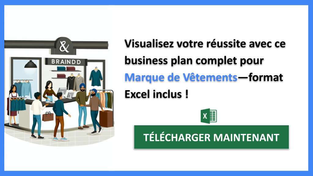 Exemple Business Plan pour Marque de Vêtements - Marque de Vêtements Business Plan Exemple- CTA3