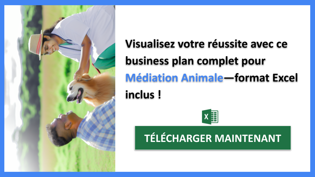 Exemple Business Plan pour Médiation Animale - Médiation Animale Business Plan Exemple- CTA3