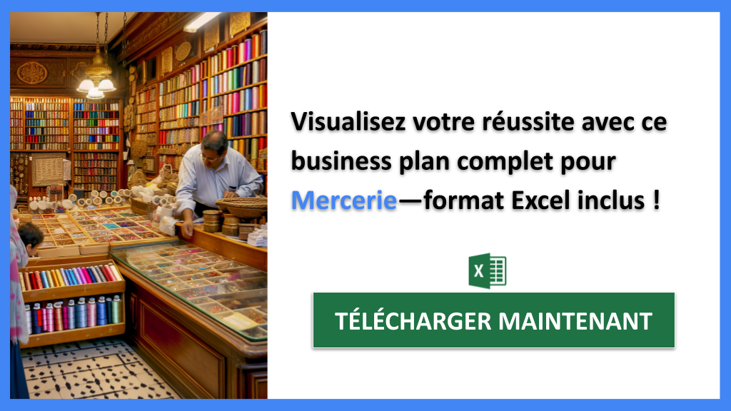 Exemple Business Plan pour Mercerie - Mercerie Business Plan Exemple- CTA3