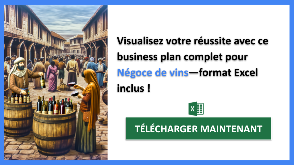 Exemple Business Plan pour Négoce de vins - Négoce de vins Business Plan Exemple- CTA3