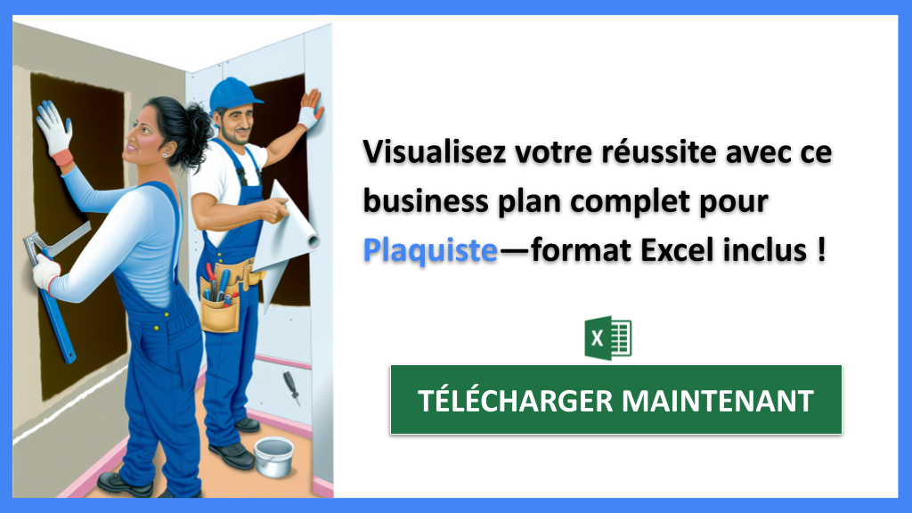 Exemple Business Plan pour Plaquiste - Plaquiste Business Plan Exemple- CTA3