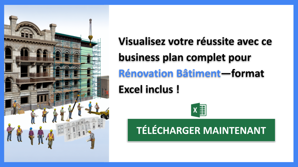 Exemple Business Plan pour Rénovation Bâtiment - Rénovation Bâtiment Business Plan Exemple- CTA3