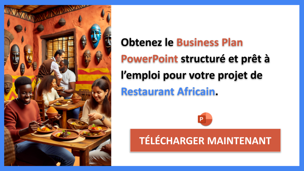 Exemple Business Plan pour Restaurant Africain - Restaurant Africain Business Plan Exemple- CTA2
