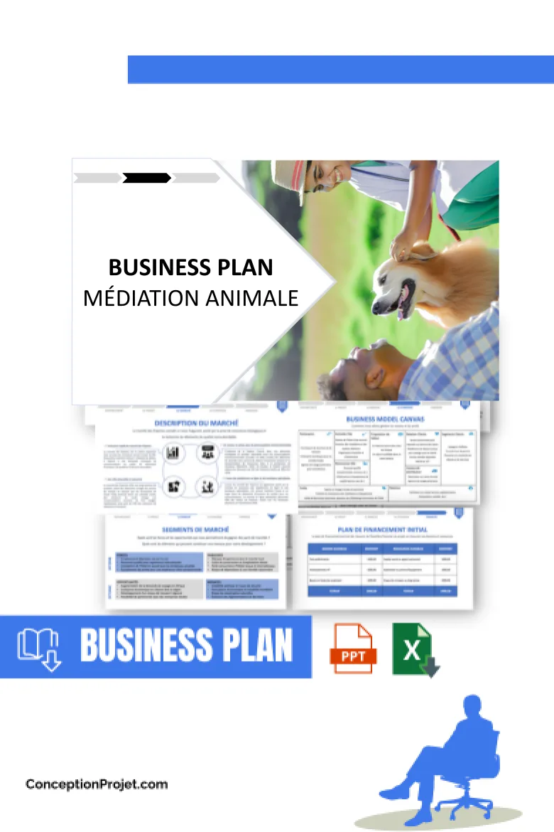 Médiation Animale Plan financier Exemple 2026 : rentabilité 4 Business Plan pour Médiation Animale - Médiation Animale Plan financier Exemple