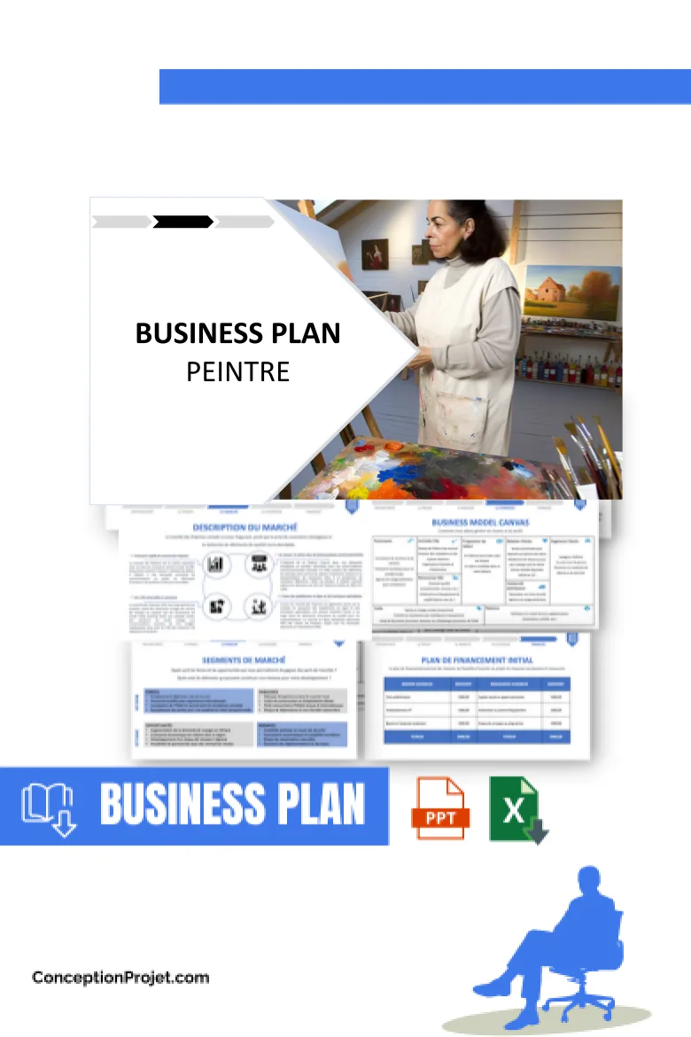 Business Plan pour Peintre - Plan Marketing Peintre