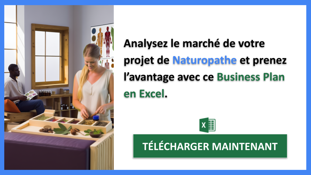 Exemple Business Plan pour Naturopathe - Étude de la Concurrence Naturopathe- CTA2
