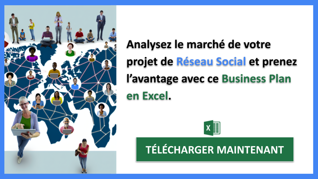 Exemple Business Plan pour Réseau Social - Étude de la Concurrence Réseau Social- CTA2