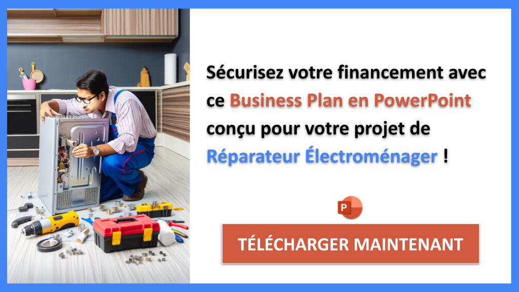 Exemple Business Plan pour Réparateur Électroménager - Financement Réparateur Électroménager- CTA3