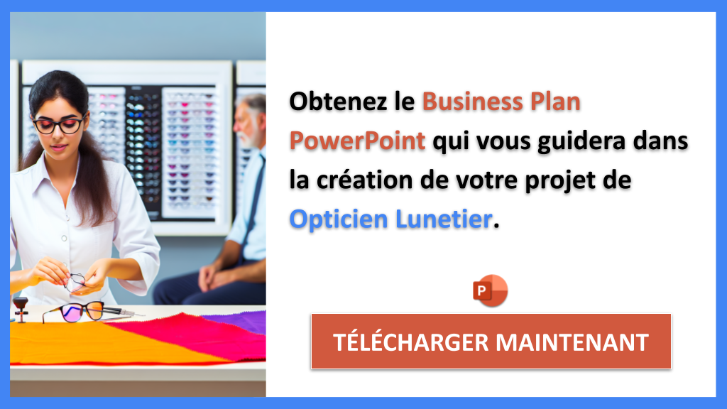 Exemple Business Plan pour Opticien Lunetier - Opticien Lunetier Guide de Création- CTA2