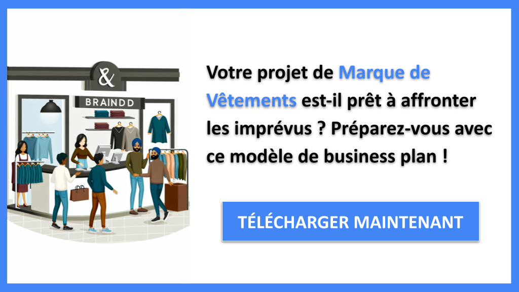 Exemple Business Plan pour Marque de Vêtements - Gestion des Risques Marque de Vêtements- CTA1
