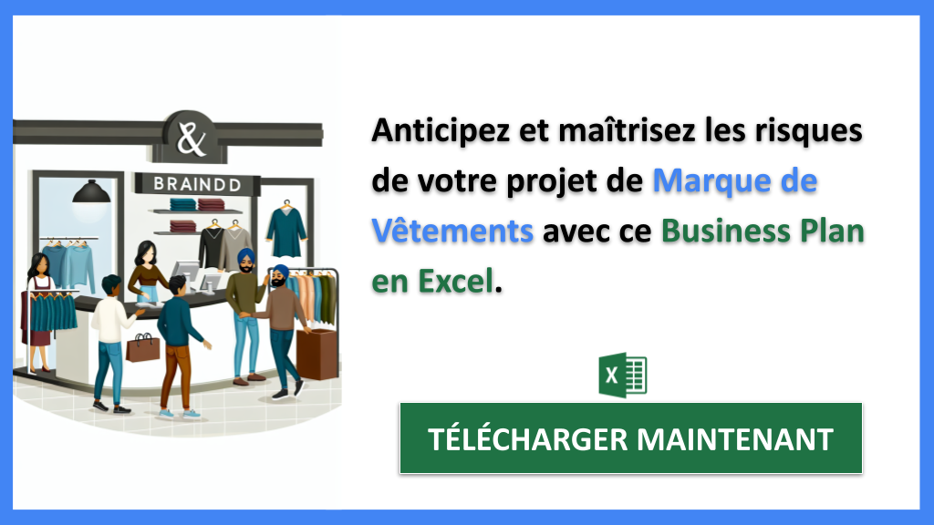 Exemple Business Plan pour Marque de Vêtements - Gestion des Risques Marque de Vêtements- CTA2