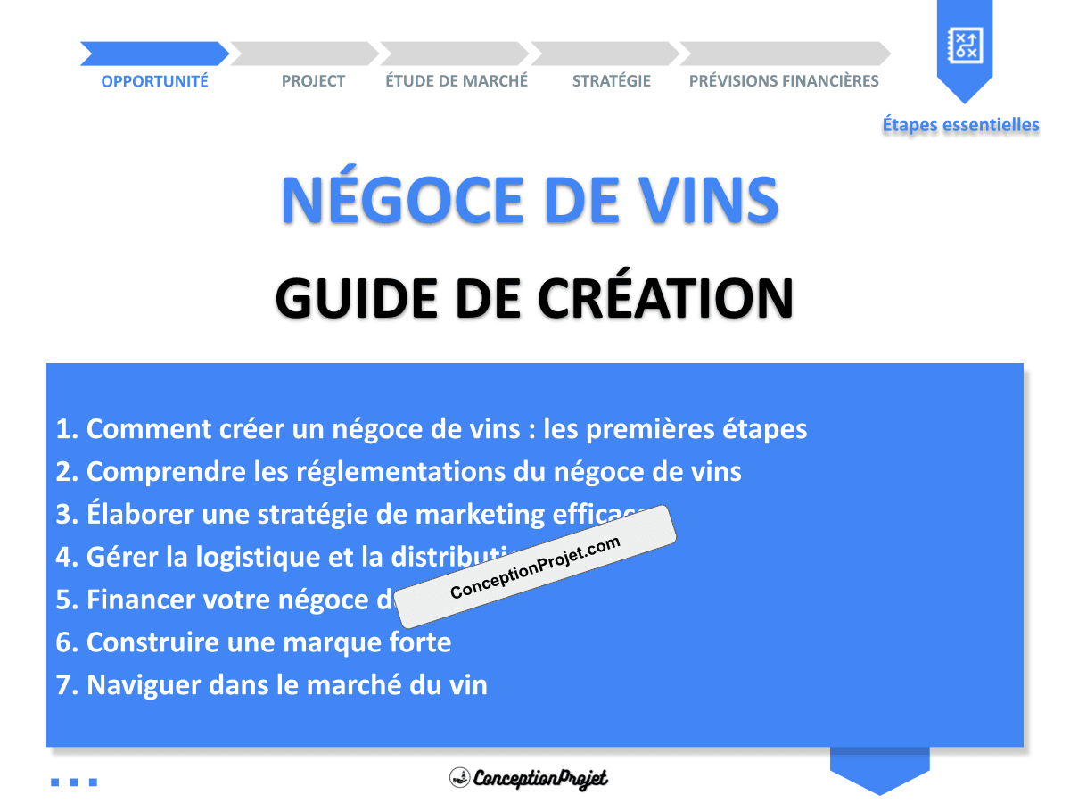 Comment lancer un Négoce de vins ? Guide de Création détaillé Comment lancer un Négoce de vins ? Guide de Création détaillé