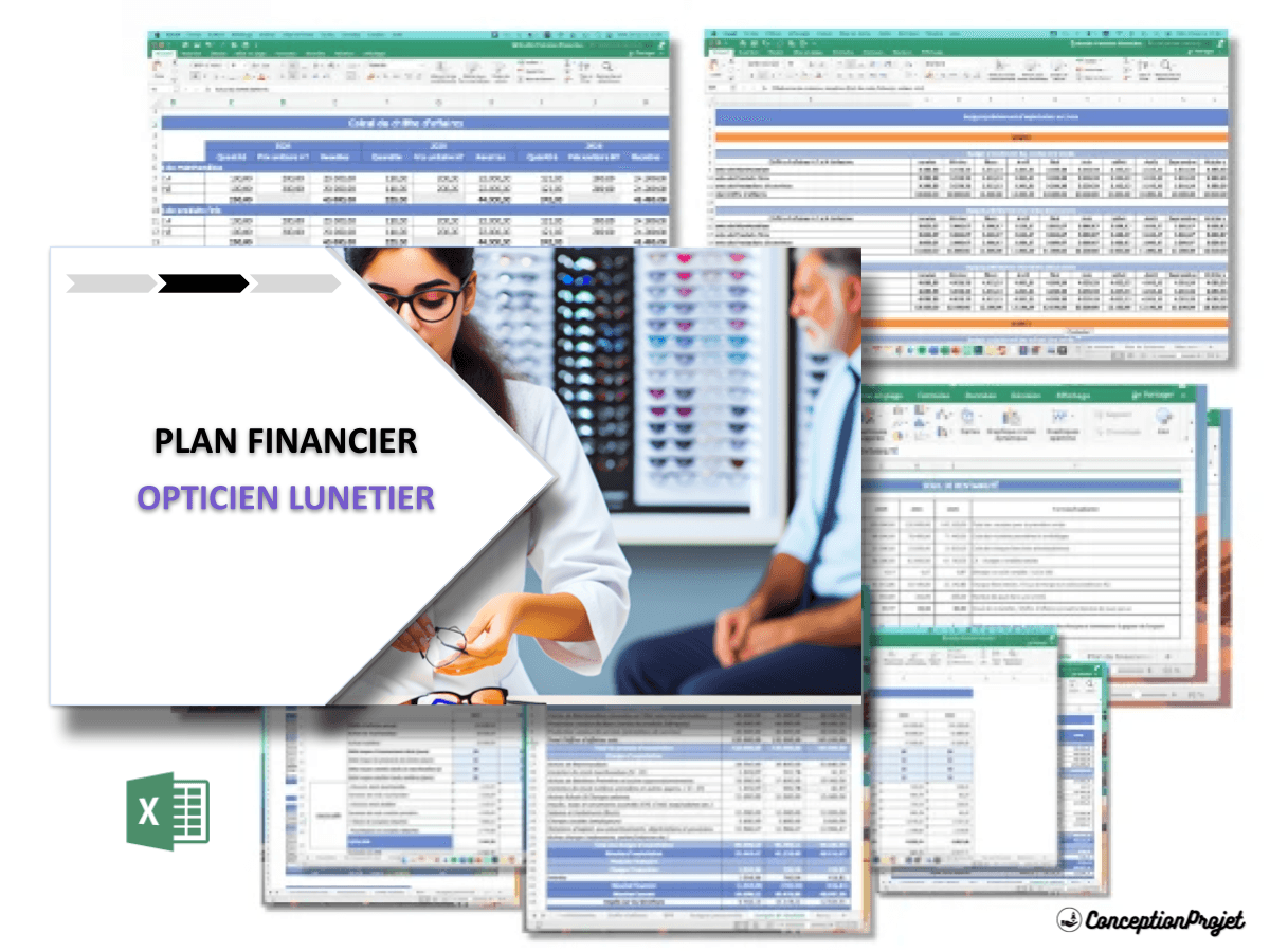 Plan financier pour opticien lunetier Plan financier pour opticien lunetier