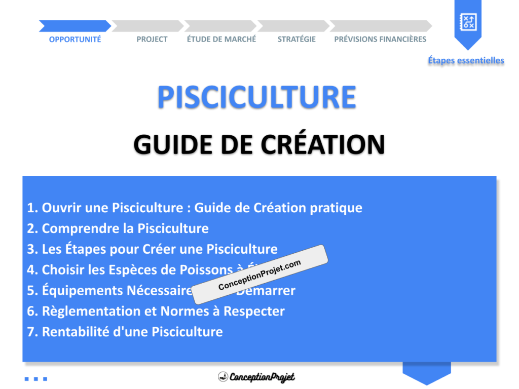 Pisciculture Guide de Creation Cover