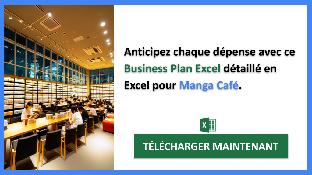 Exemple Business Plan pour Manga Café - Manga Café Plan financier Exemple- CTA2