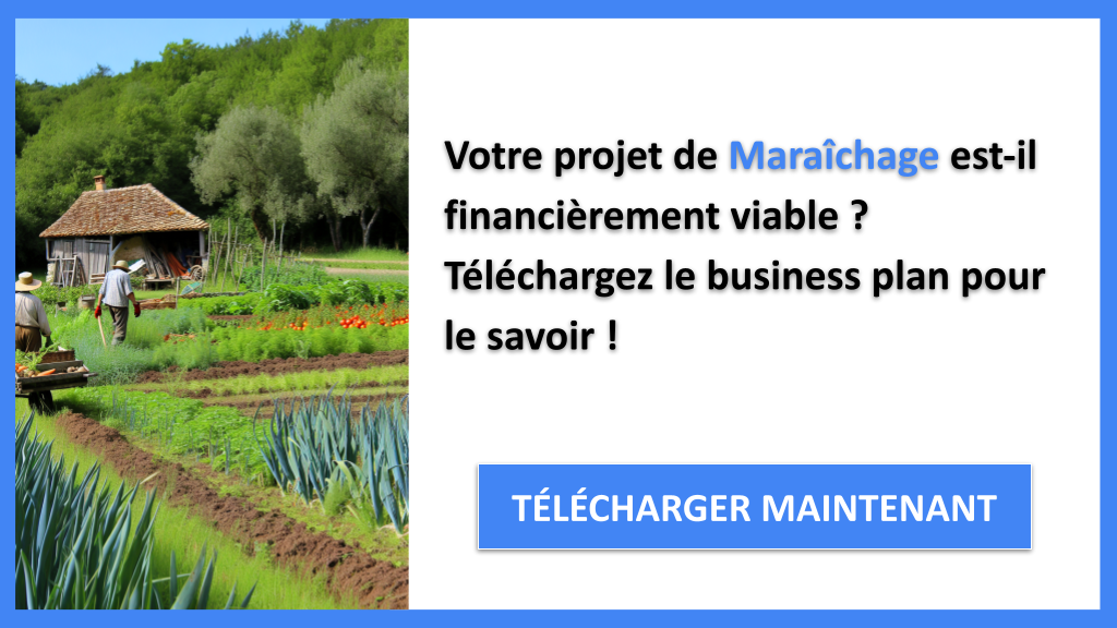 Exemple Business Plan pour Maraîchage - Maraîchage Plan financier Exemple- CTA1