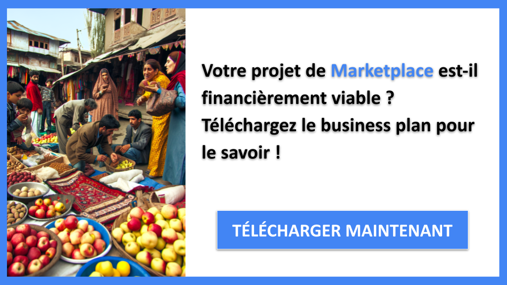 Exemple Business Plan pour Marketplace - Marketplace Plan financier Exemple- CTA1